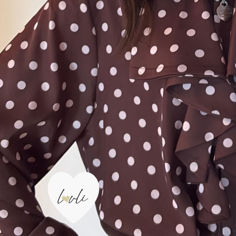 Camicia Pois๐ค cioccolato